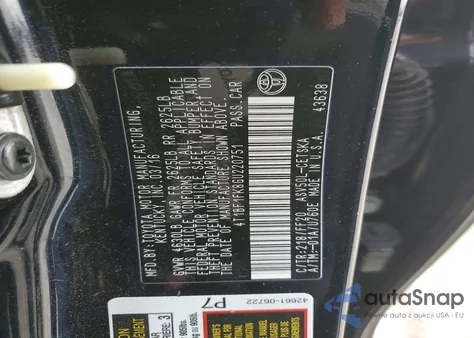 2016 Toyota Camry Se from USA, damaged, VIN 4T1BF1FK8GU220751